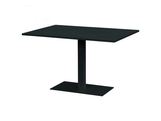 Gardenart bord i sort farge med mål 120x80x73 cm