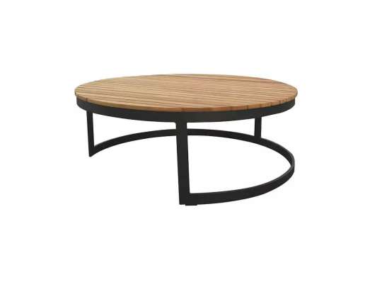 Gardenart sofabord med bordplate i teak - 100642 SORT