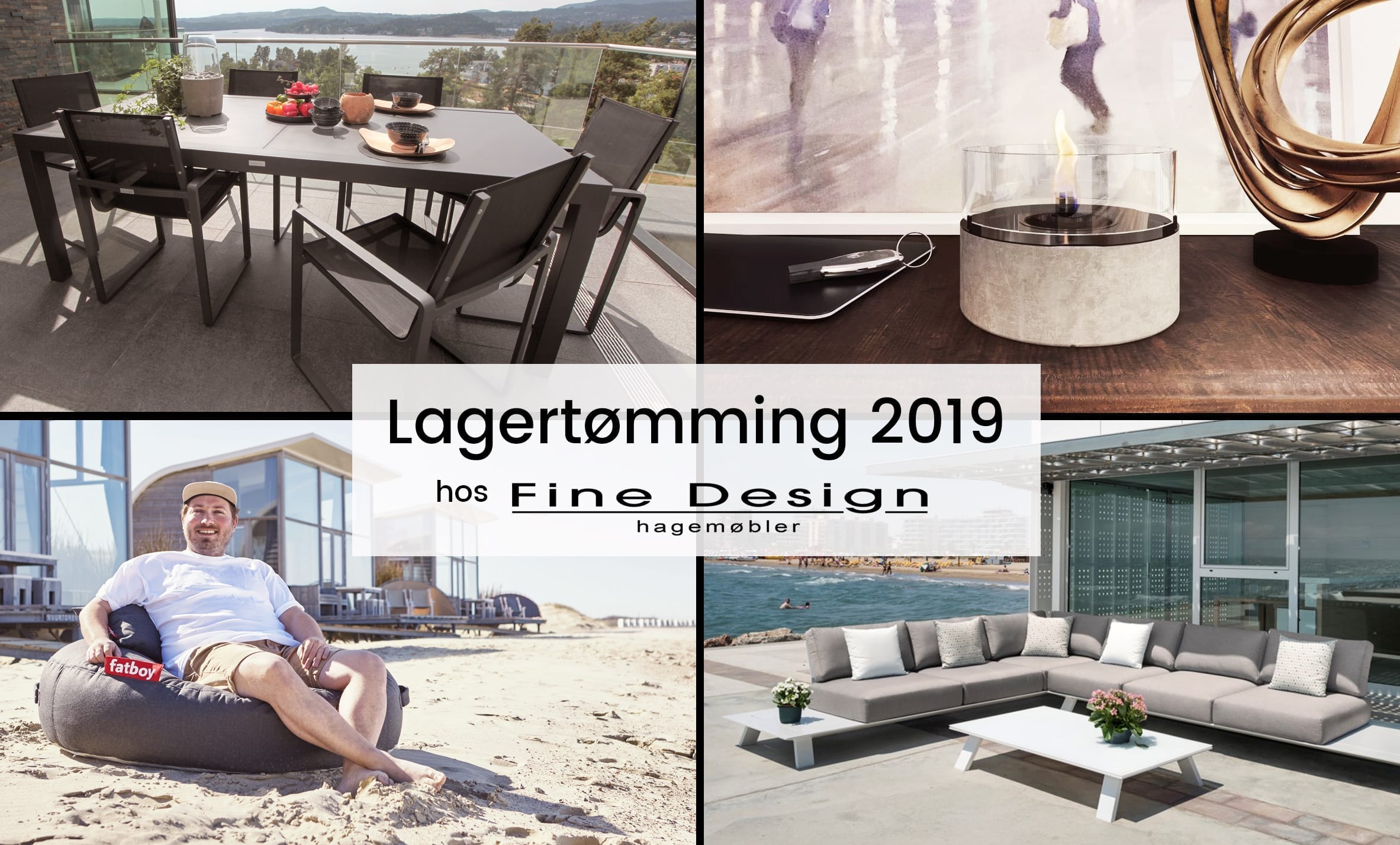Lagertømming 2019 – Sesongens Siste Hagemøbelsalg Hos Fine Design Hagemøbler og utemøbler - Fine design