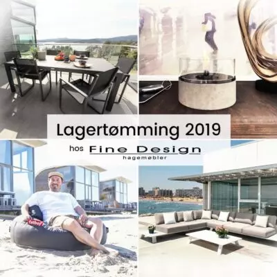 Lagertømming 2019; Sesongens Siste Hagemøbelsalg Hos Fine Design