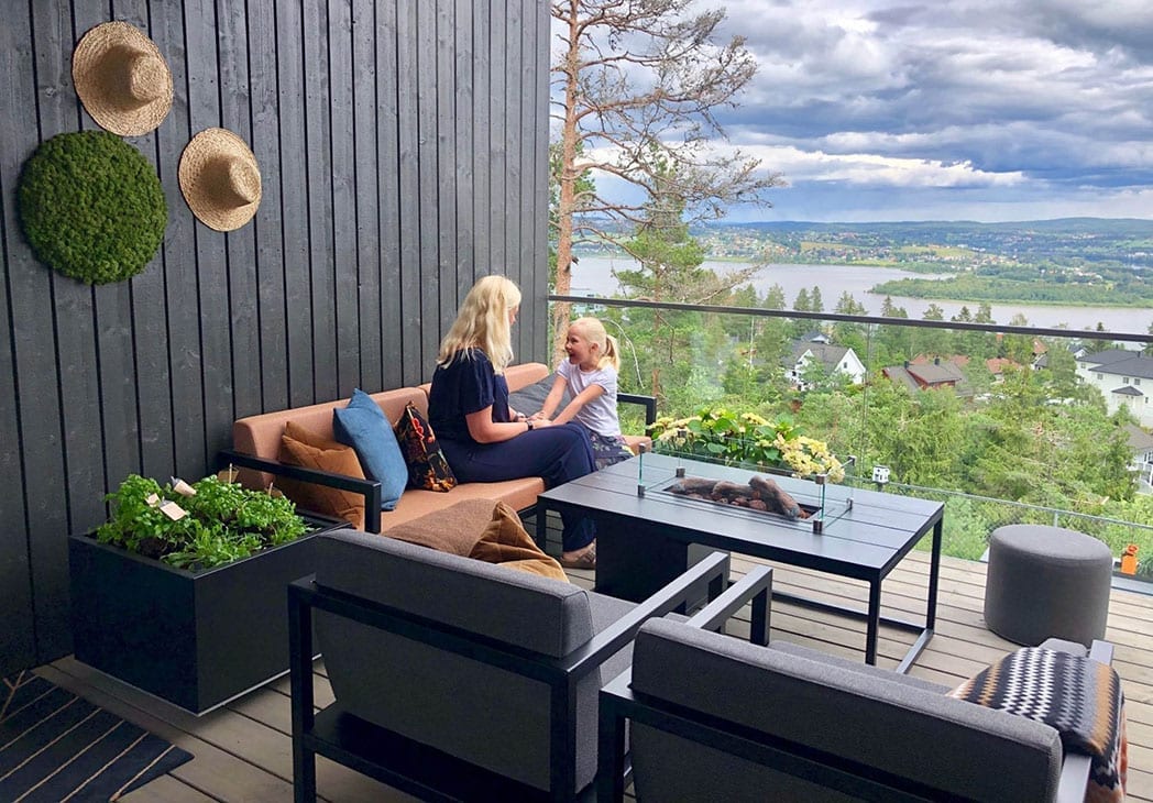 Aluminiumshagemøbler for liten og stor uteplass - Fine design