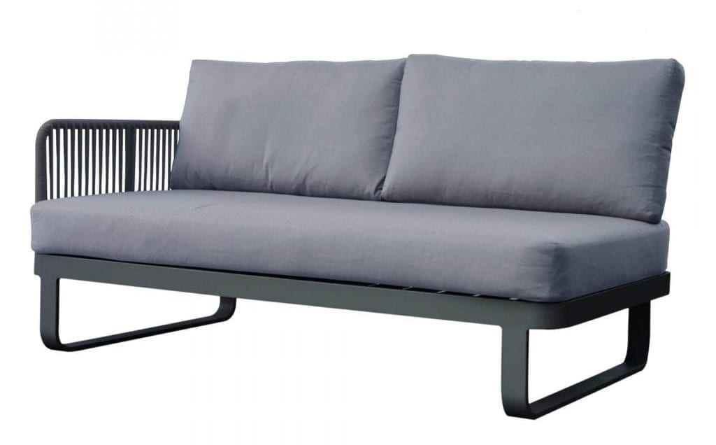 Gardenart-sofa-i-sort-og-grått-med-tau-100501tau Hagemøbler og utemøbler - Fine design