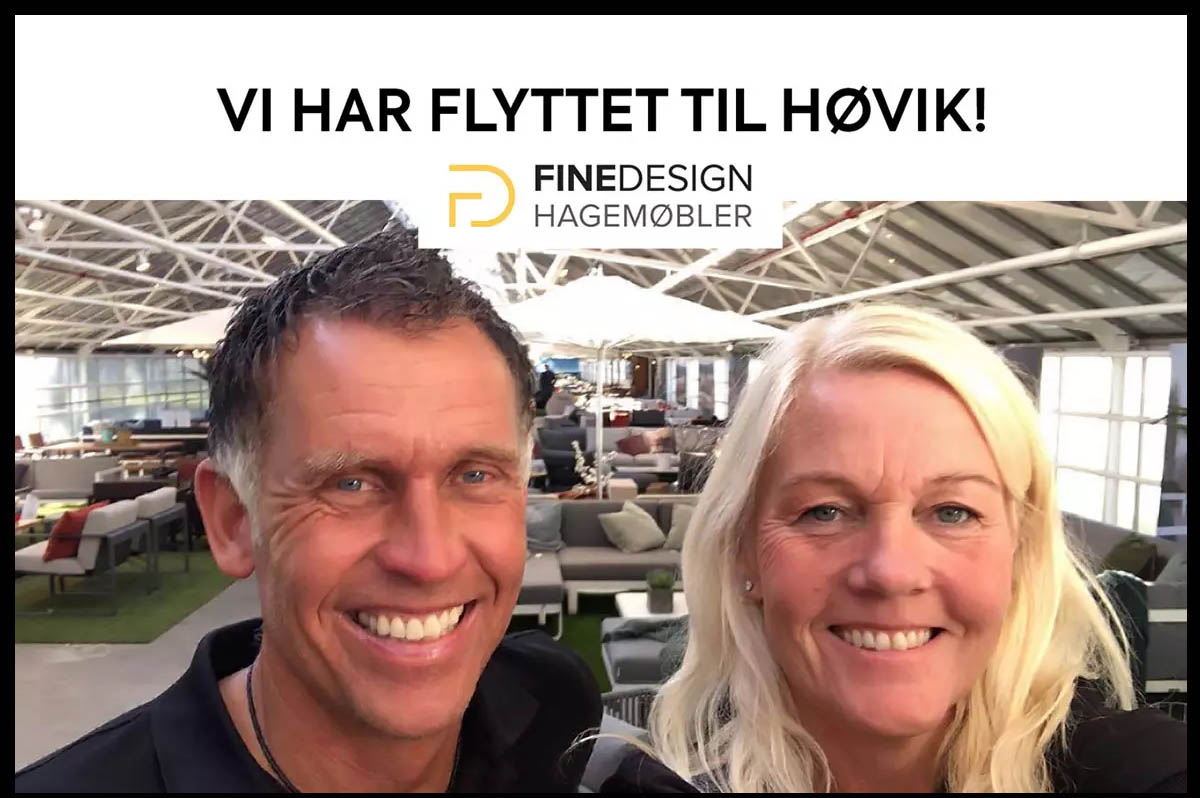Marianne og Ketil har flyttet Fine Design til Høvik