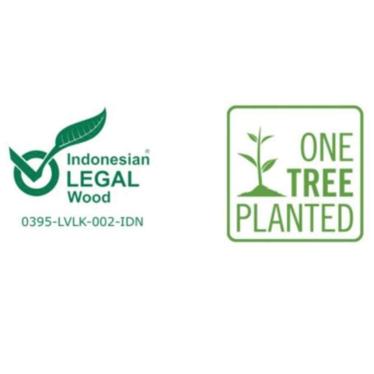 Indonesian legal wood og One tree planted - teak-logo for Fine Design