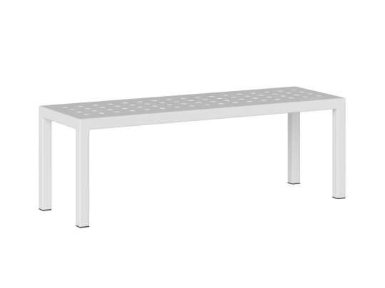Sundays benk i hvitt, 120 cm fra Fine Design Hagemøbler