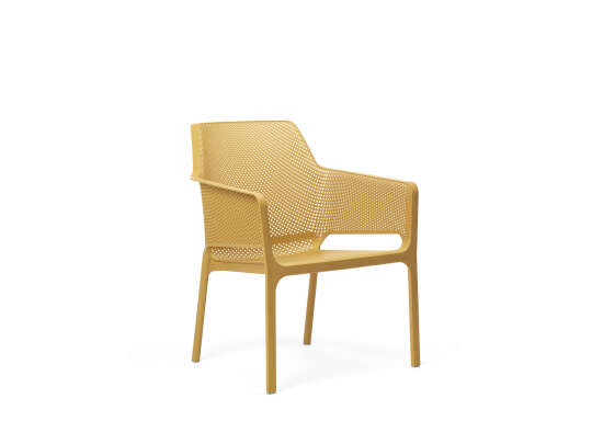 Utsolgt Nardi Net relax-stol gul - Utemøbler fra Italia