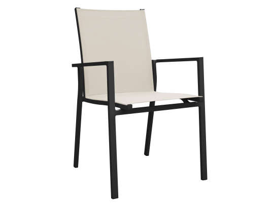 100509 - sort kaki spisestol fine design hagemøbler