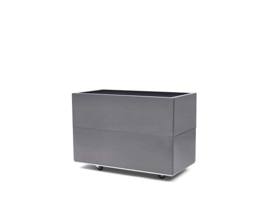 BEDD plantekasse 80x40h50 grå tom