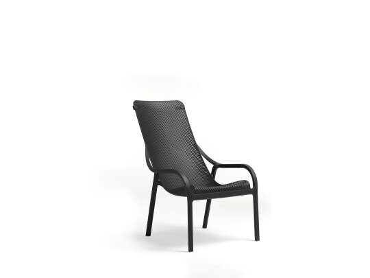 Nardi Net Lounge stol antrasitt - Utemøbler fra Italia