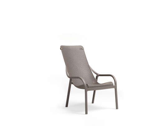 Nardi Net Lounge stol beige - Utemøbler fra Italia