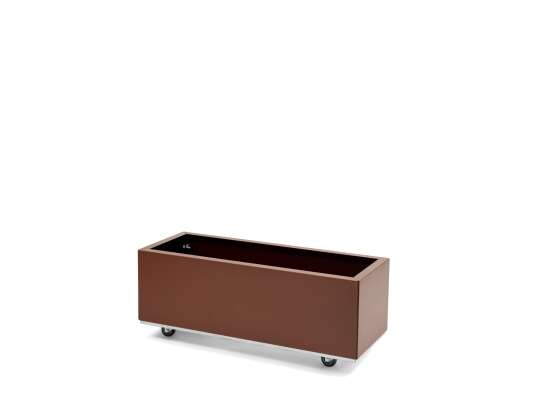 BEDD balkongkasse 80x30h25_RUSTLAKK_tom