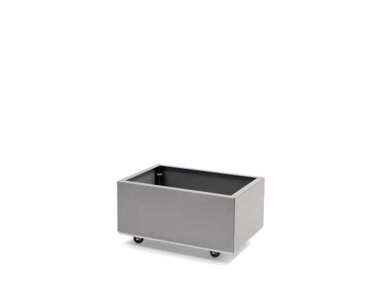 BEDD balkongkasse_60x40h25_GRÅ_tom