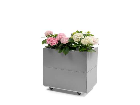 BEDD balkongkasse_60x40h50_GRÅ_planter