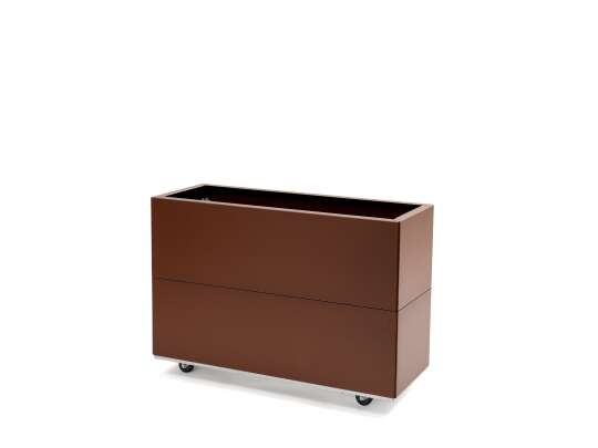 BEDD balkongkasse_80x30h50_RUSTLAKK_tom