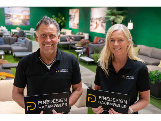 Kjetil og Marianne Aanerød hos Fine Design Hagemøbler i Bærum