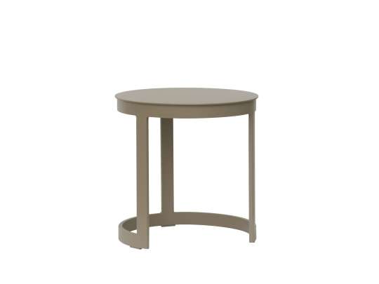Gardenart rundt bord i aluminium. Beige (100632høy)