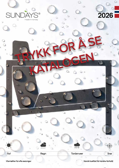 Trykk for å se Sundays Design produktkatalog 2026 hos Fine Design