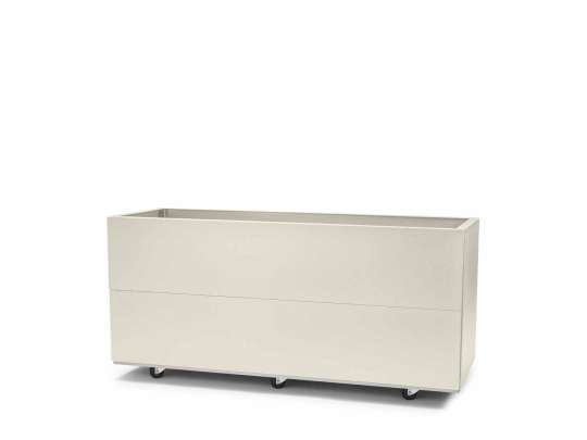 BEDD plantekasse i kalk 120x40h50 hos Fine Design u planter