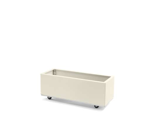 BEDD plantekasse i kalk 80x30h25 hos Fine Design u planter
