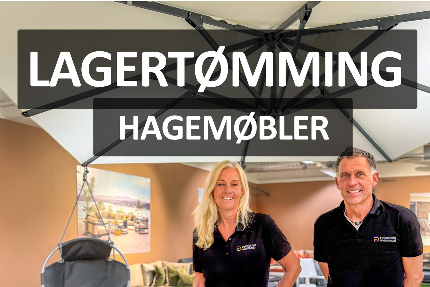 Lagertømming hagemøbler 2026 fine design hagemøbler